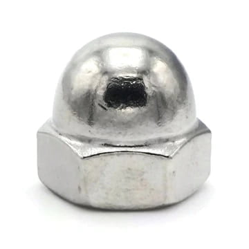 4-40 Cap Nuts, 18-8 Stainless Steel (250/Pkg.)