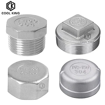 BSP Female Male Thread SS304 Stainless Steel End Cap Nut