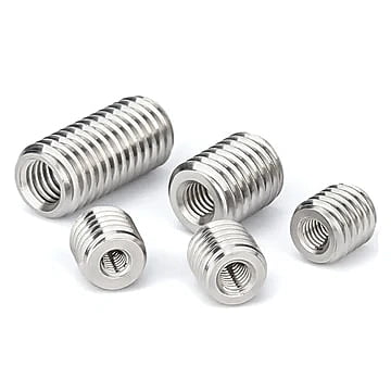 Stainless Steel Inside Outside Thread Adapter Screw Nuts Insert Sleeve Converter Nut Coupler M2 M3 M4 M5 M6- M12-M20