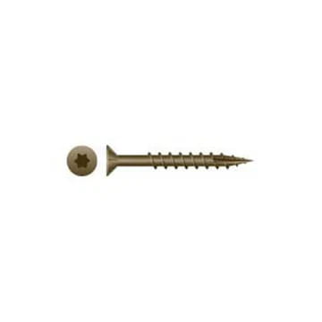 Strongpoint 9 x 3 Star Flat Head w/Nibs, Coarse Thread, Type 17, W.A.R. Coated Screws (2000/Bulk Pkg)